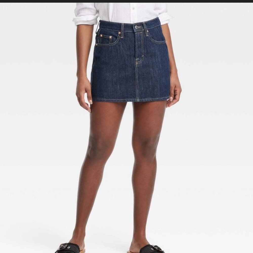 Universal Thread Dark Blue Mini Skirt